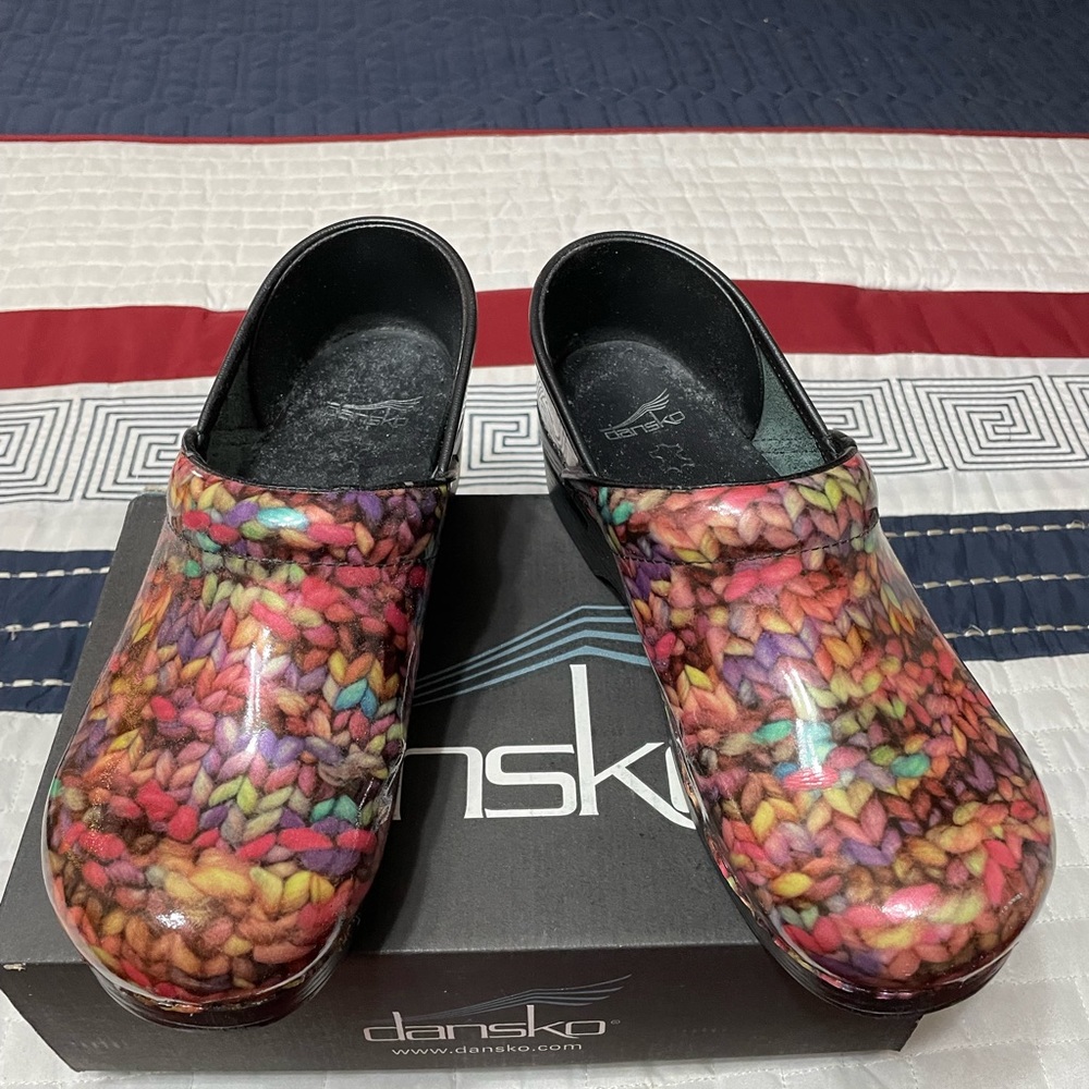 Multi color Dansko Shoes